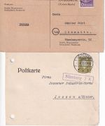Nürnberg - Landpoststellen Sammlung (41 versch. Belege) aus 1932/1948