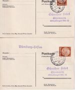 Nürnberg - Landpoststellen Sammlung (41 versch. Belege) aus 1932/1948