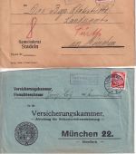 Nürnberg - Landpoststellen Sammlung (41 versch. Belege) aus 1932/1948
