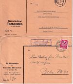 Nürnberg - Landpoststellen Sammlung (41 versch. Belege) aus 1932/1948