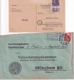 Nürnberg - Landpoststellen Sammlung (41 versch. Belege) aus 1932/1948
