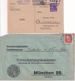 Nürnberg - Landpoststellen Sammlung (41 versch. Belege) aus 1932/1948