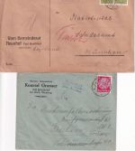 Nürnberg - Landpoststellen Sammlung (41 versch. Belege) aus 1932/1948