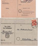 Erlangen - Landpoststellen Sammlung (32 versch. Belege) aus 1931/1959