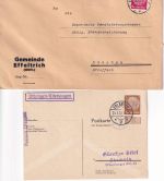 Erlangen - Landpoststellen Sammlung (32 versch. Belege) aus 1931/1959