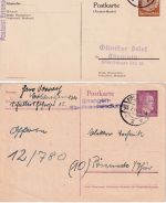 Erlangen - Landpoststellen Sammlung (32 versch. Belege) aus 1931/1959