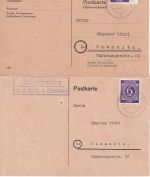Roth b. Nürnberg - Landpoststellen Sammlung (38 versch. Belege) aus 1935/1961
