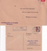 Roth b. Nürnberg - Landpoststellen Sammlung (38 versch. Belege) aus 1935/1961