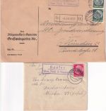 Roth b. Nürnberg - Landpoststellen Sammlung (38 versch. Belege) aus 1935/1961