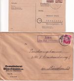 Roth b. Nürnberg - Landpoststellen Sammlung (38 versch. Belege) aus 1935/1961