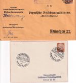 Kempten - Landpoststellen Sammlung (19 versch. Belege) aus 1932/1962