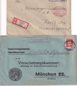 Kempten - Landpoststellen Sammlung (19 versch. Belege) aus 1932/1962
