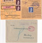 Kempten - Landpoststellen Sammlung (19 versch. Belege) aus 1932/1962
