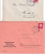 Kempten - Landpoststellen Sammlung (19 versch. Belege) aus 1932/1962
