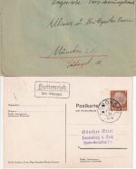 Schongau - Landpoststellen Sammlung (26 versch. Belege) aus 1938/1949