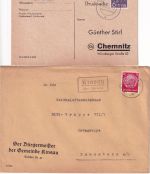 Schongau - Landpoststellen Sammlung (26 versch. Belege) aus 1938/1949