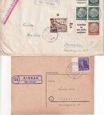Schongau - Landpoststellen Sammlung (26 versch. Belege) aus 1938/1949