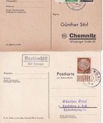 Schongau - Landpoststellen Sammlung (26 versch. Belege) aus 1938/1949