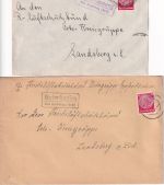 Landsberg - Landpoststellen Sammlung (16 versch. Belege) aus 1932/1946