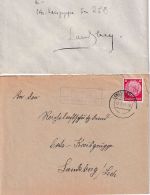 Landsberg - Landpoststellen Sammlung (16 versch. Belege) aus 1932/1946