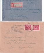 Landsberg - Landpoststellen Sammlung (16 versch. Belege) aus 1932/1946