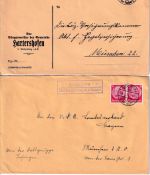 Rothenburg o.d.T. - Landpoststellen Sammlung (50 versch. Belege) aus 1930/1949