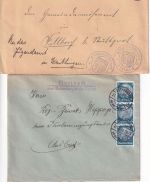 Rothenburg o.d.T. - Landpoststellen Sammlung (50 versch. Belege) aus 1930/1949