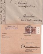 Rothenburg o.d.T. - Landpoststellen Sammlung (50 versch. Belege) aus 1930/1949