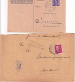 Rothenburg o.d.T. - Landpoststellen Sammlung (50 versch. Belege) aus 1930/1949