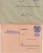 Rothenburg o.d.T. - Landpoststellen Sammlung (50 versch. Belege) aus 1930/1949