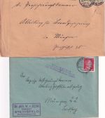 Rothenburg o.d.T. - Landpoststellen Sammlung (50 versch. Belege) aus 1930/1949