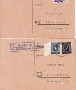 Rothenburg o.d.T. - Landpoststellen Sammlung (50 versch. Belege) aus 1930/1949