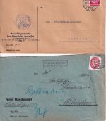 Rothenburg o.d.T. - Landpoststellen Sammlung (50 versch. Belege) aus 1930/1949