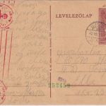 Ungarn (Serbien) - 12 f. Ganzsache/Kriegsgefangenenkarte ins Stalag IVD 1942
