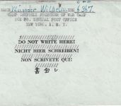 USA - POW Camp Campbell Tennessee Kriegsgefangenenbrief n Klein-Bremerhagen 1943
