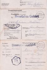 DR - Stalag IVE (Altenburg) 1Kriegsgefangenenbrief + 2 Karten n. FRANKREICH 1941