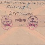 DR - Wien 12.2.45 Kriegsgefangenenbrief ins US POW Camp FRANKREICH
