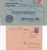 Mühldorf a./Inn - Landpoststellen Sammlung (23 versch. Belege) aus 1932/1948