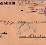 DR - Ludwag Scheßlitz Land Landpost-Ra2 Brief n. München 1931