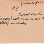 BRD - (13a) Gunzendorf ü. Bamberg Landpost-Ra2 Ganzsache n. Celle 1957