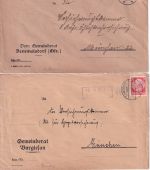 Schesslitz - Landpoststellen Sammlung (17 versch. Belege) aus 1931/1936