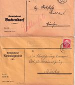 Schesslitz - Landpoststellen Sammlung (17 versch. Belege) aus 1931/1936