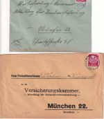 Schesslitz - Landpoststellen Sammlung (17 versch. Belege) aus 1931/1936