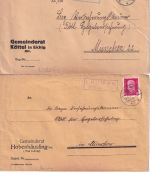 Schesslitz - Landpoststellen Sammlung (17 versch. Belege) aus 1931/1936