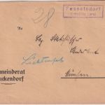 DR - Fesselsdorf Scheßlitz Land Landpost-Ra2 Brief Buckendorf - München 1931