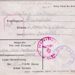 England - POW-Camp No.1 Kriegsgefangenenkarte n. Bruchweiler ü. Kempfeld 1944
