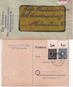 Schwabach - Landpoststellen Sammlung (33 versch. Belege) aus 1938/1961