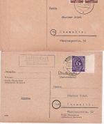 Schwabach - Landpoststellen Sammlung (33 versch. Belege) aus 1938/1961