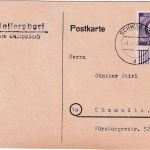 Schwabach - Landpoststellen Sammlung (33 versch. Belege) aus 1938/1961