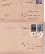 Schwabach - Landpoststellen Sammlung (33 versch. Belege) aus 1938/1961